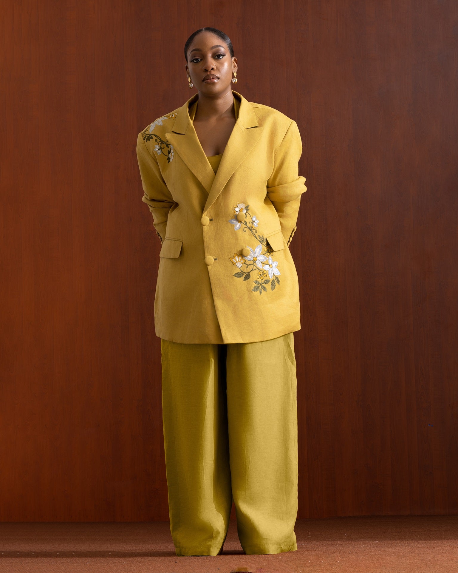 Sora Linen Blazer Set