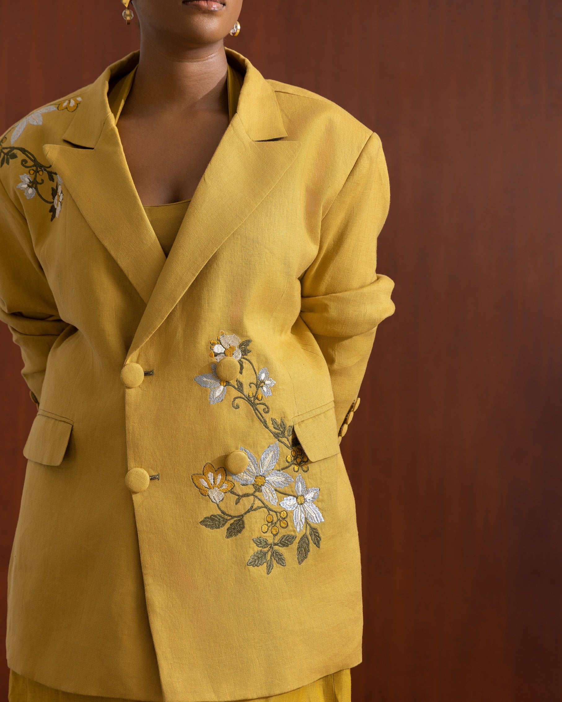 Sora Linen Blazer Set